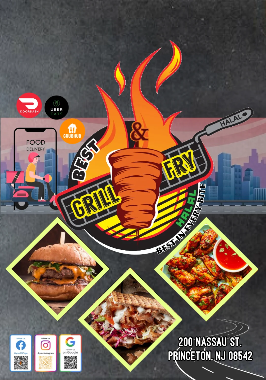 Best Grill Fry Halal Princeton New Jersey NJ