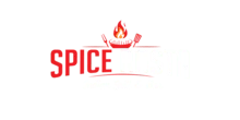 Logo of Spice Rasta restaurant featuring vibrant colors and flame design