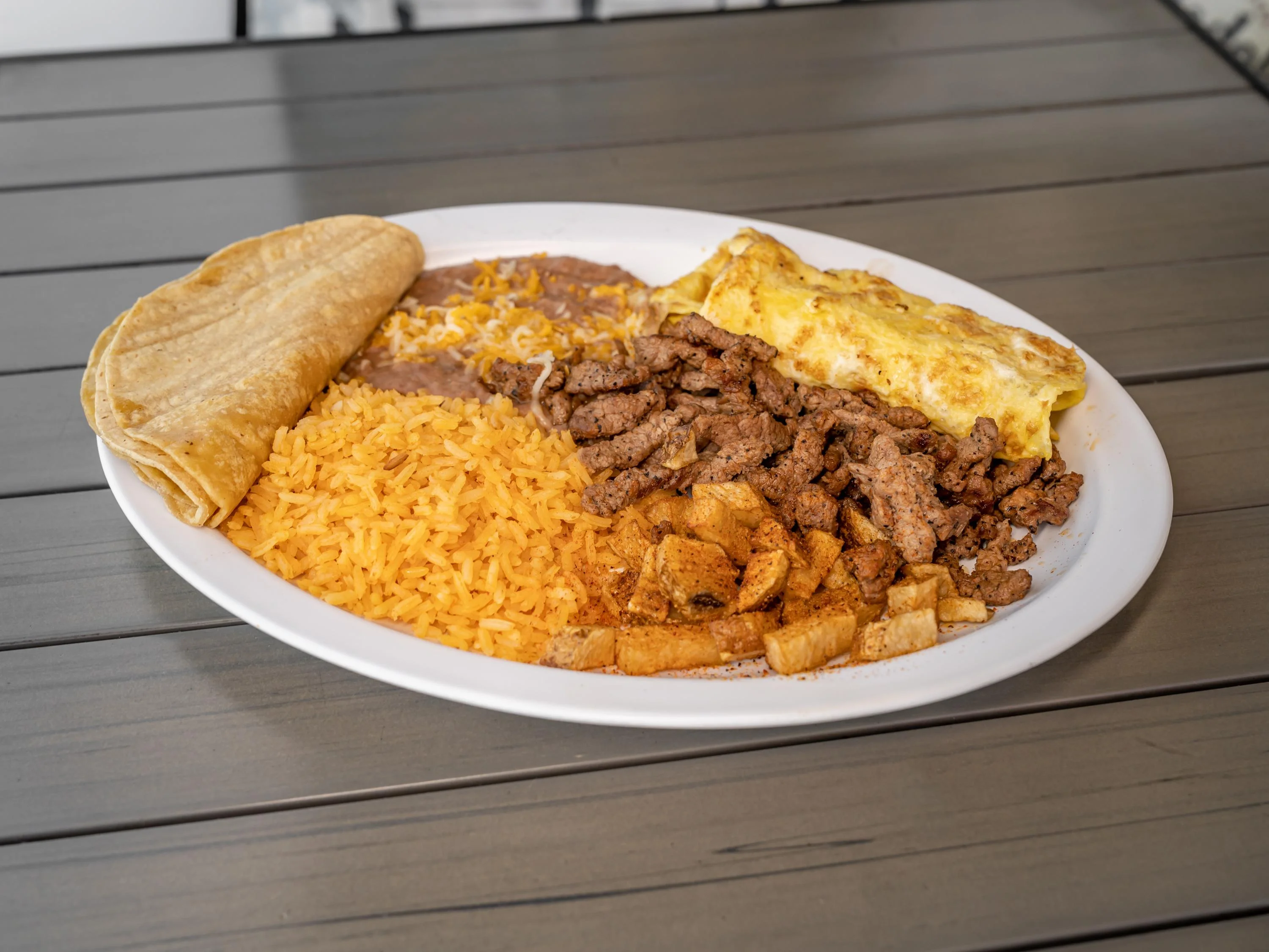 #5 Carne Asada and Eggs