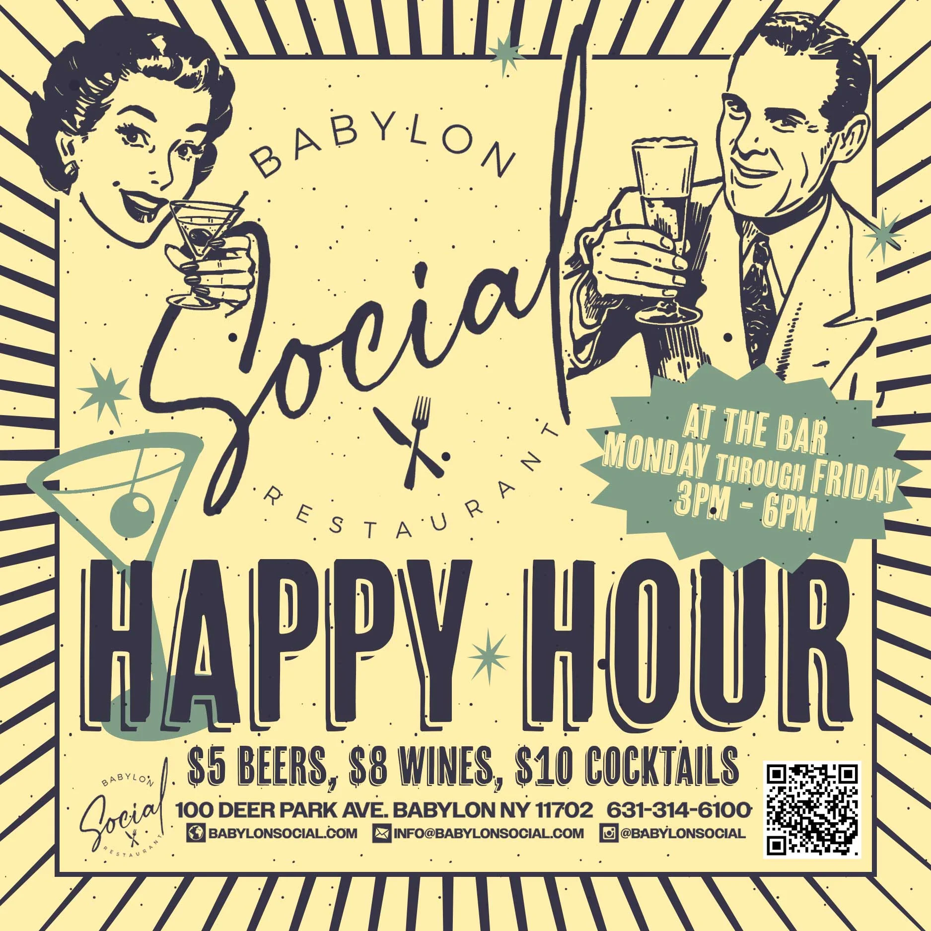 Happy Hour Babylon Social