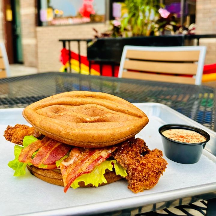 3706 North Halsted Street - Chicken 'n Pussy Waffle Sandwich