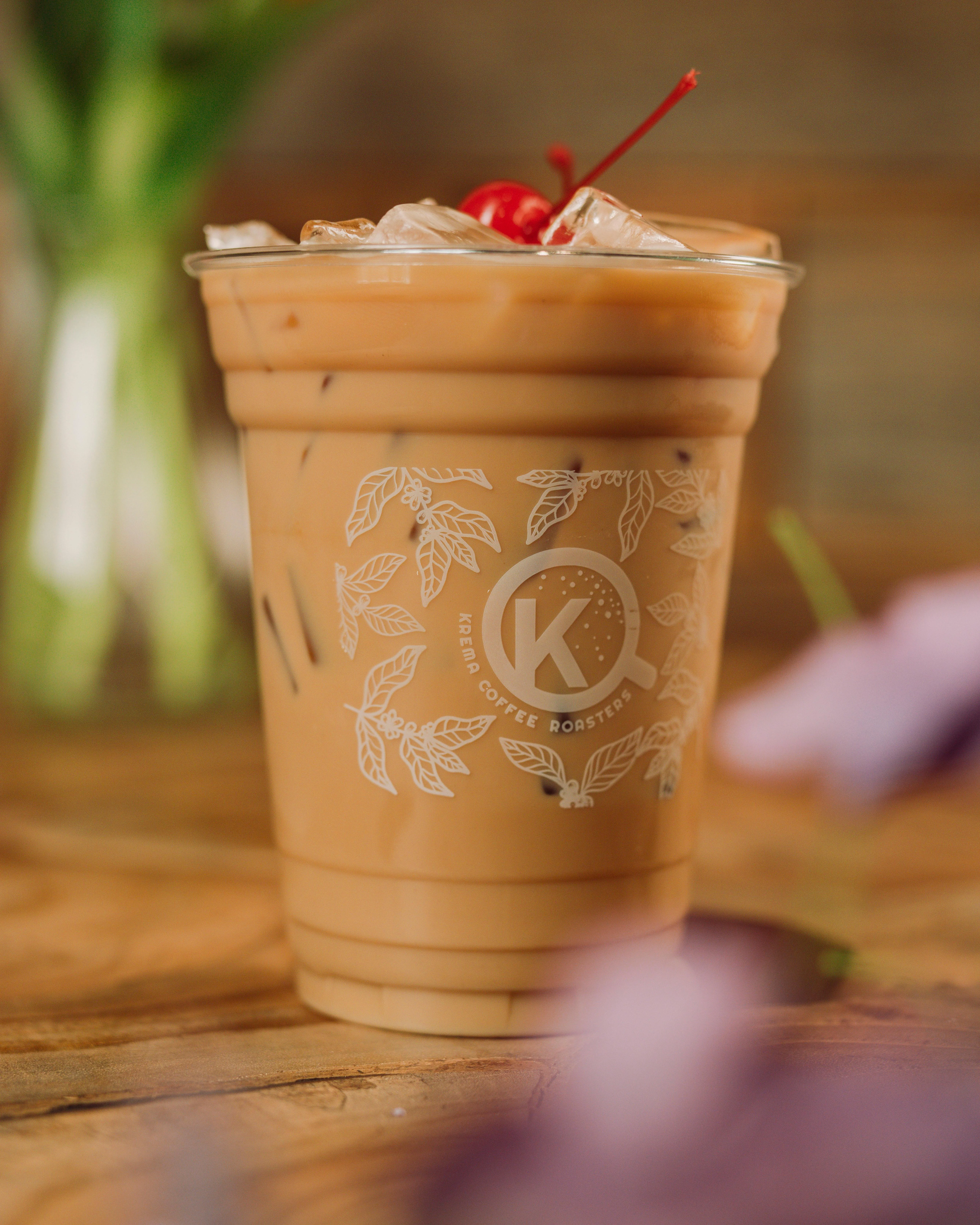 Cherry Almond Latte