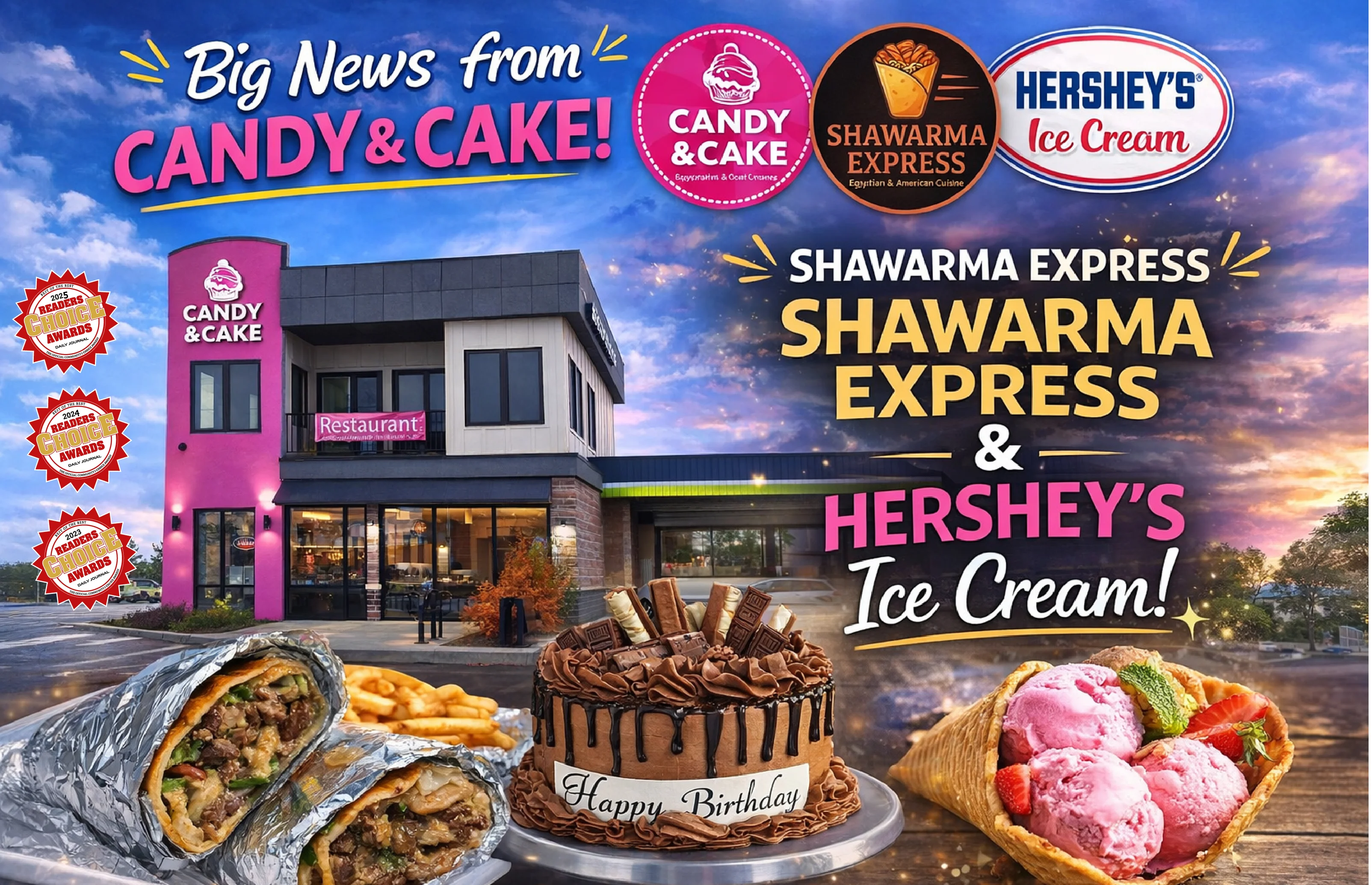 ORDER DINNER & DESSERT IN ONE PLACE