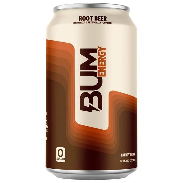 Bum Energy Energy Drink, Root Beer