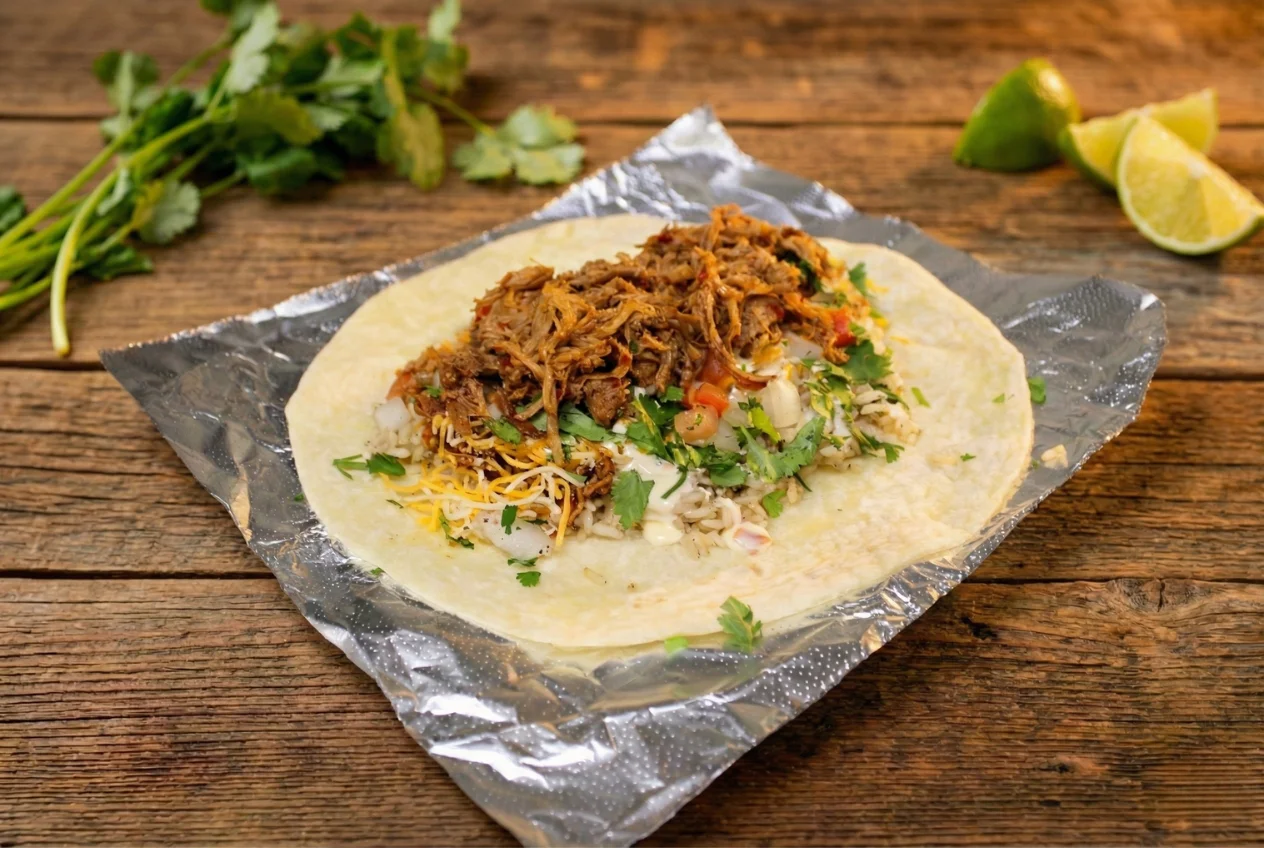 Spicy Pork Taco Basket