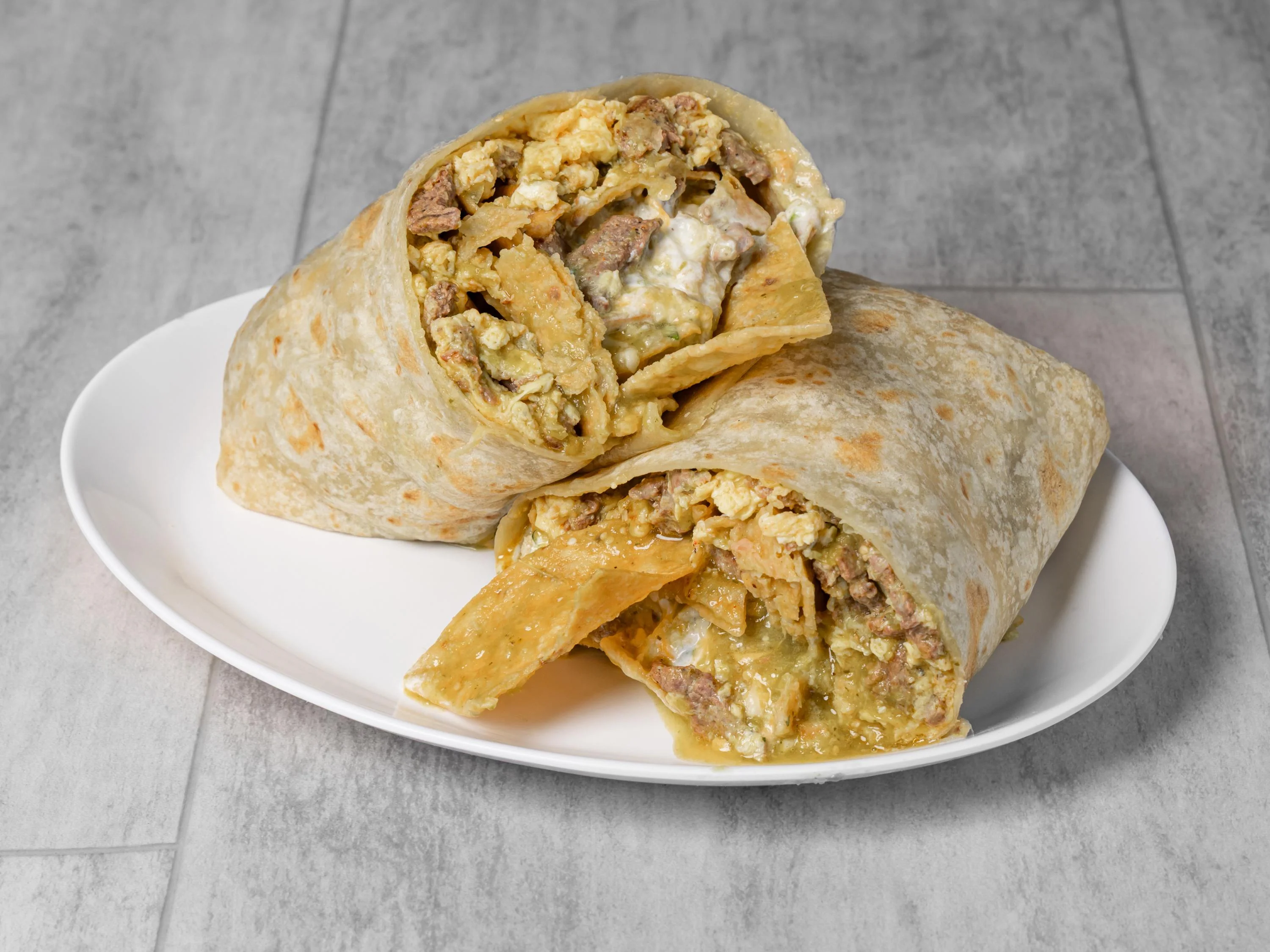 #7. Chilaquile Special Burrito