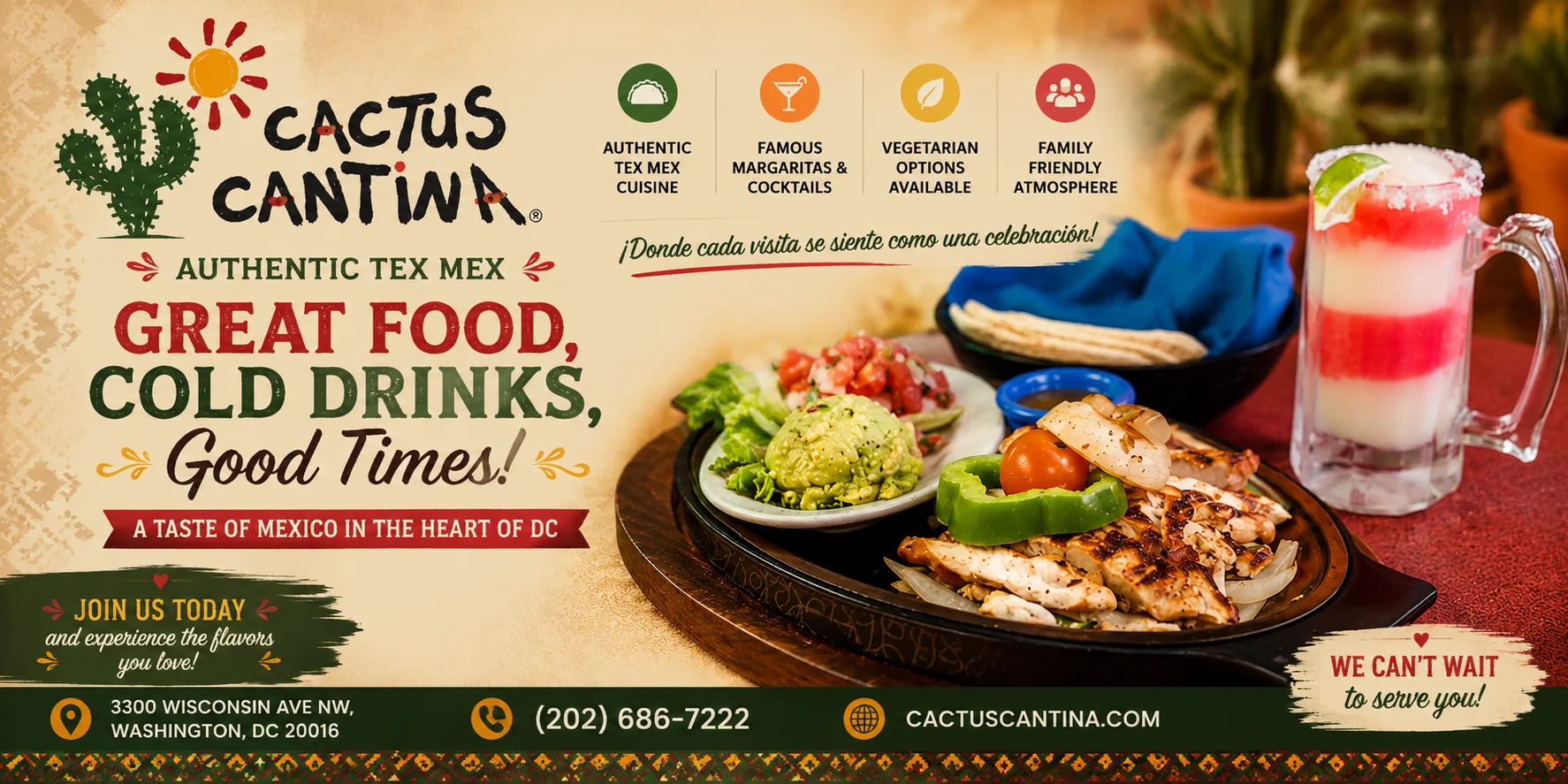 Festive Tex-Mex feast for Father's Day celebration