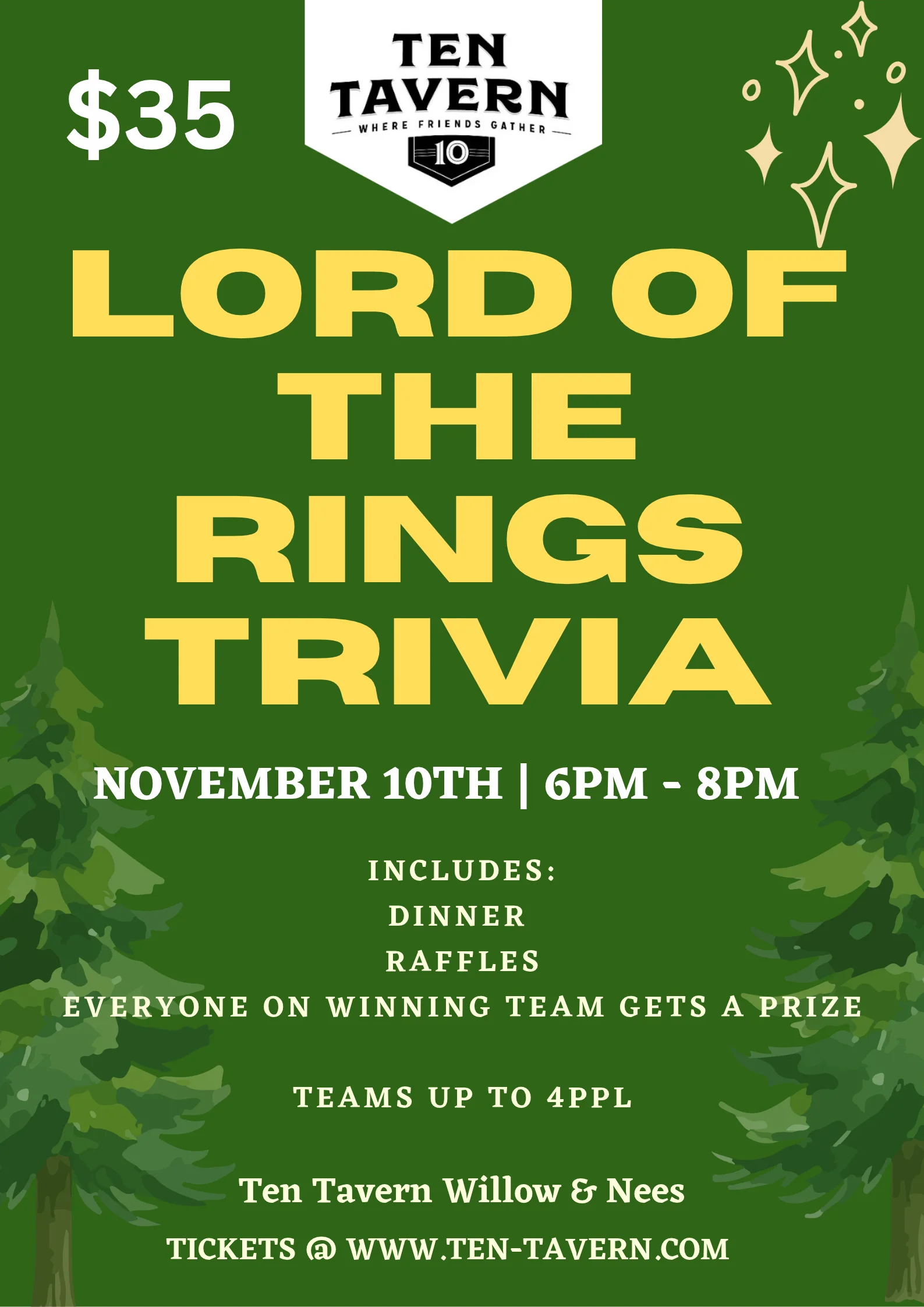 Lord of the Rings Trivia Night
