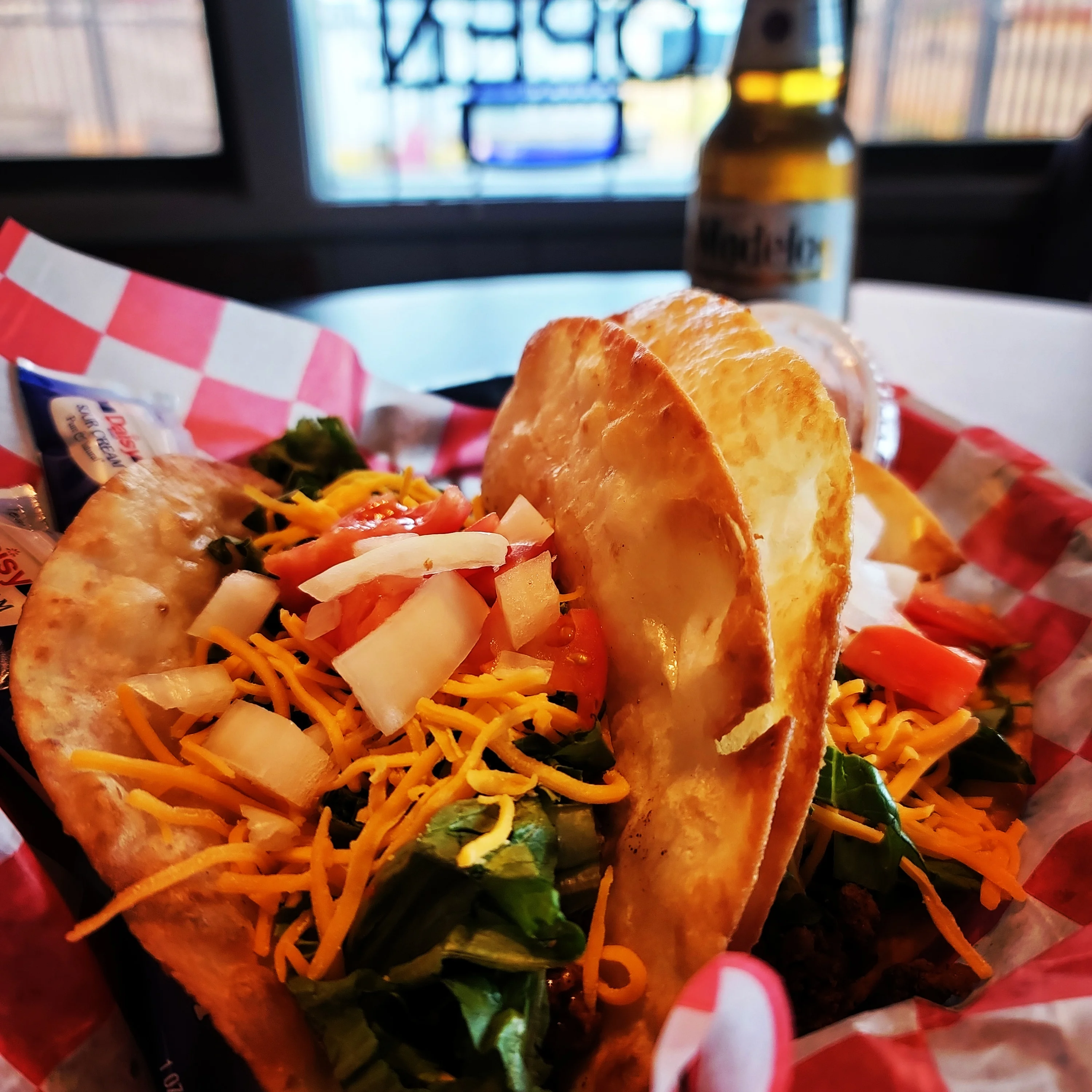 Delicious street tacos with fresh toppings