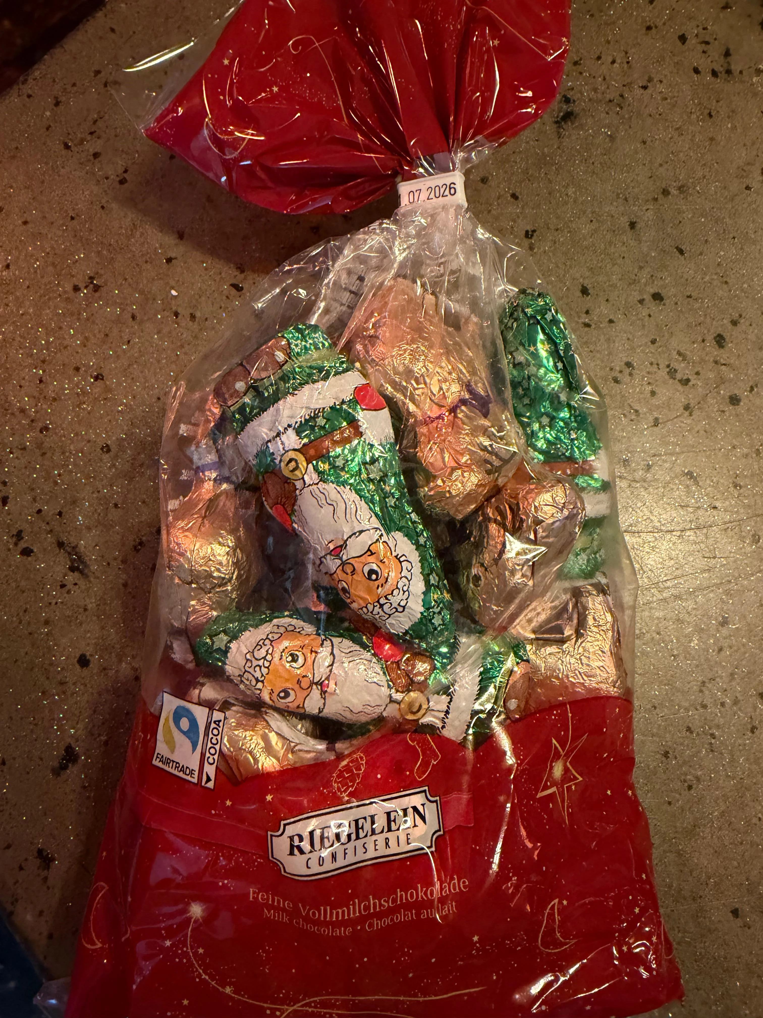 Riegelein Santa and Reindeer