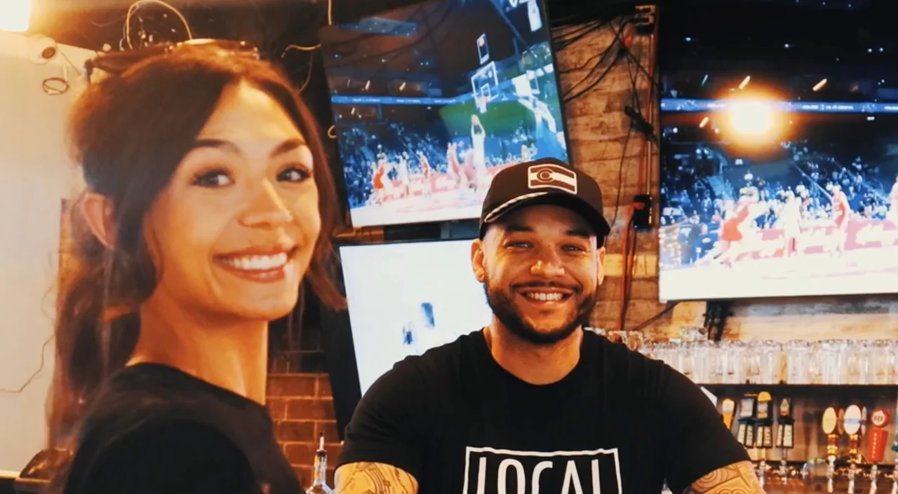 Local Staff Posing At The Bar