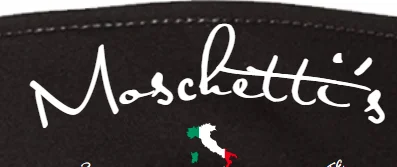 Moschetti's Italian restaurant logo with a focus on taste