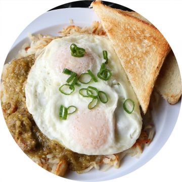 Huevos Con Chile Verde | Scrambled