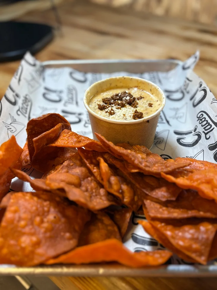 Ground Beast & Queso with Chips