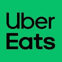 Uber Eats logo on a green background