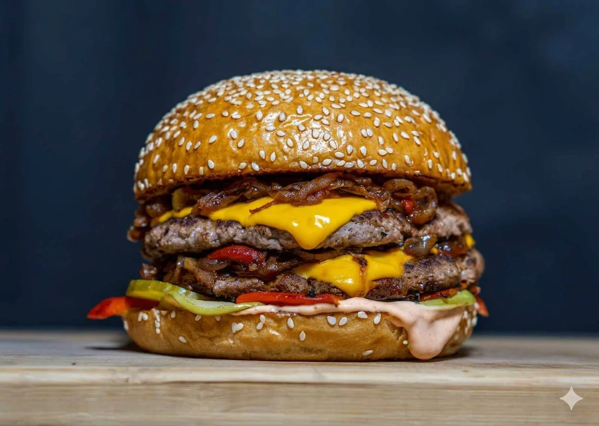 Beef Smash Burger - Double Patty