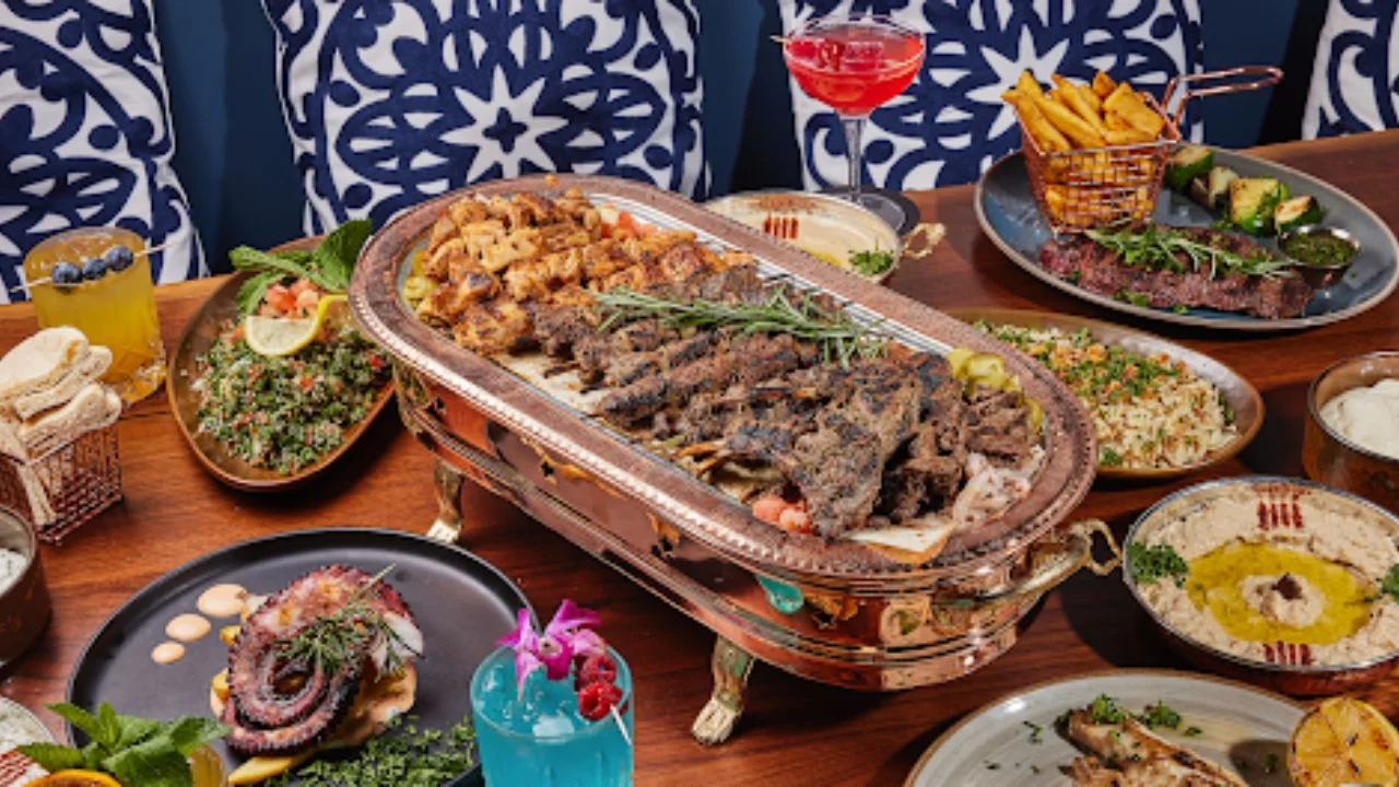 A hearty meal served at the Sufrat Grill.