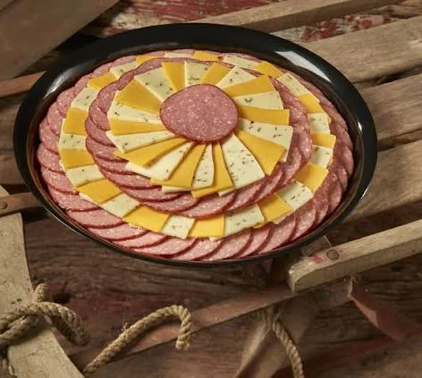 Artisan charcuterie platter with assorted meats and cheeses