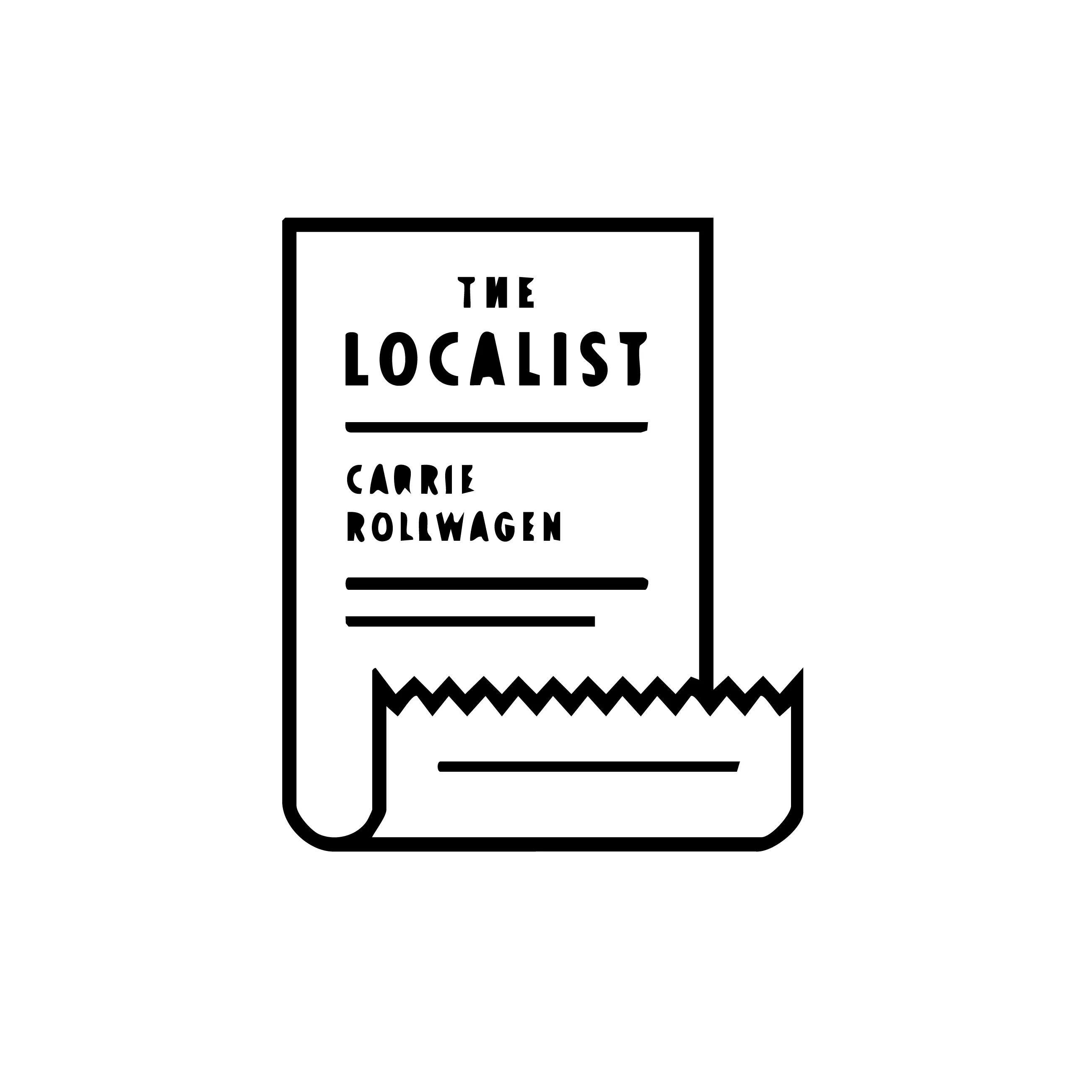 Logo of The Localist by Carrie Rollwagen