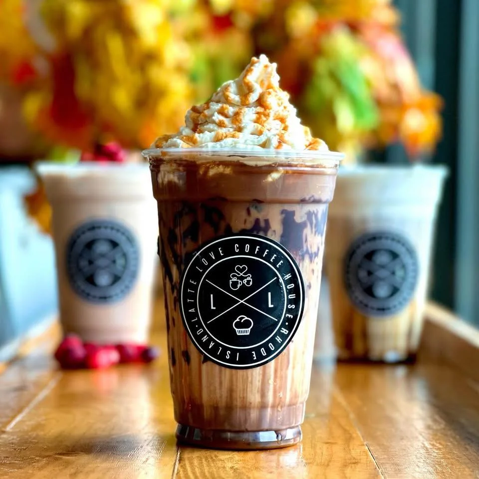 A delicious, signature coffee from Latte Love Coffee House