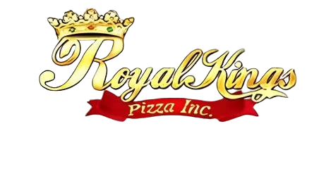 Logo of Royal Kings Pizza Inc. with a crown design