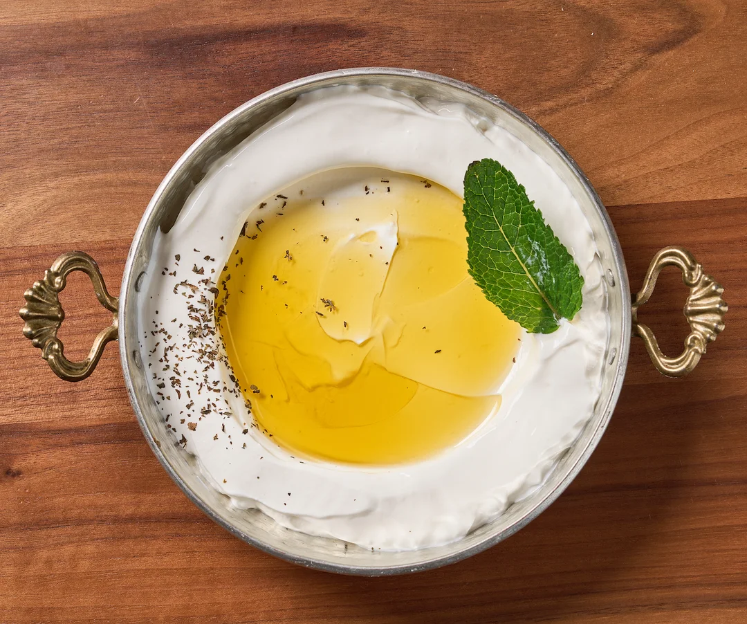 Labneh: signature house-made dips at Sufrat Grill.