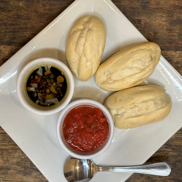 Italian Bread Trio with Oil and Sauce