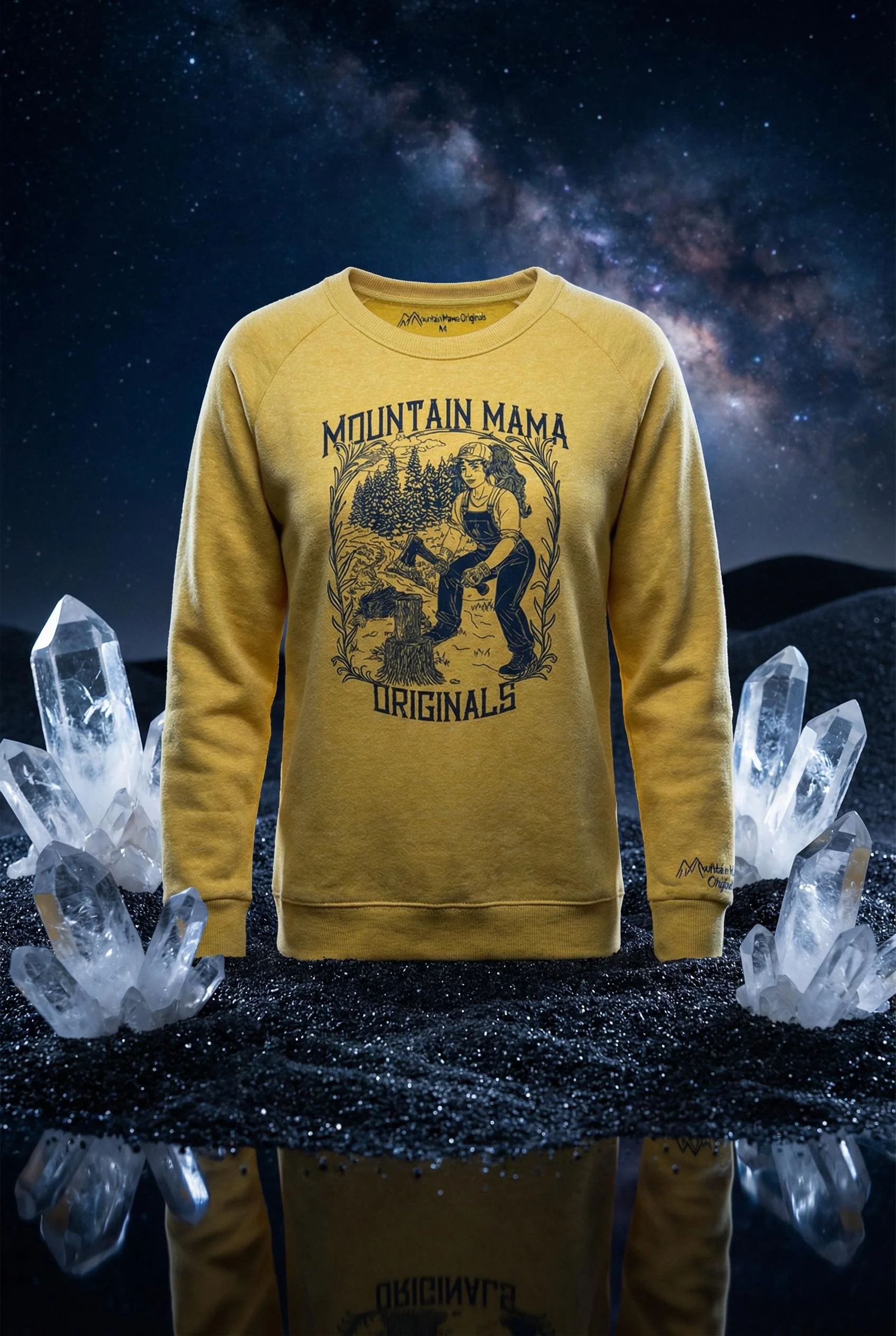 MMO #2 Timber - Crewneck, LG, Golden Yellow