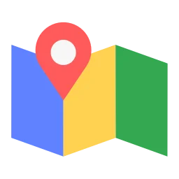 Map icon indicating location on a digital map
