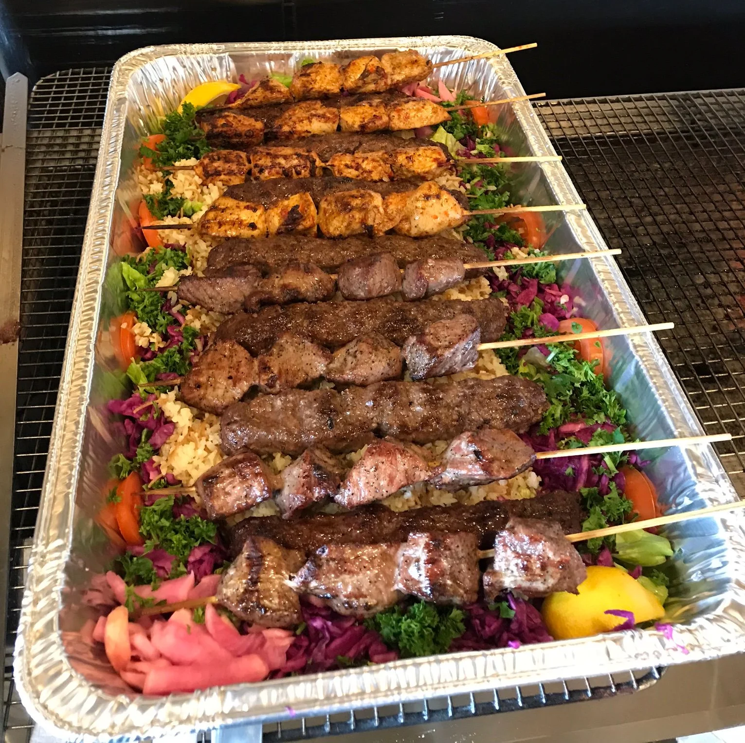 Mixed Grill Family Platter (14 Skewers)