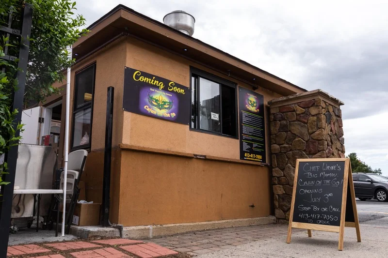 New restaurant exterior for Cajun cuisine opening soon