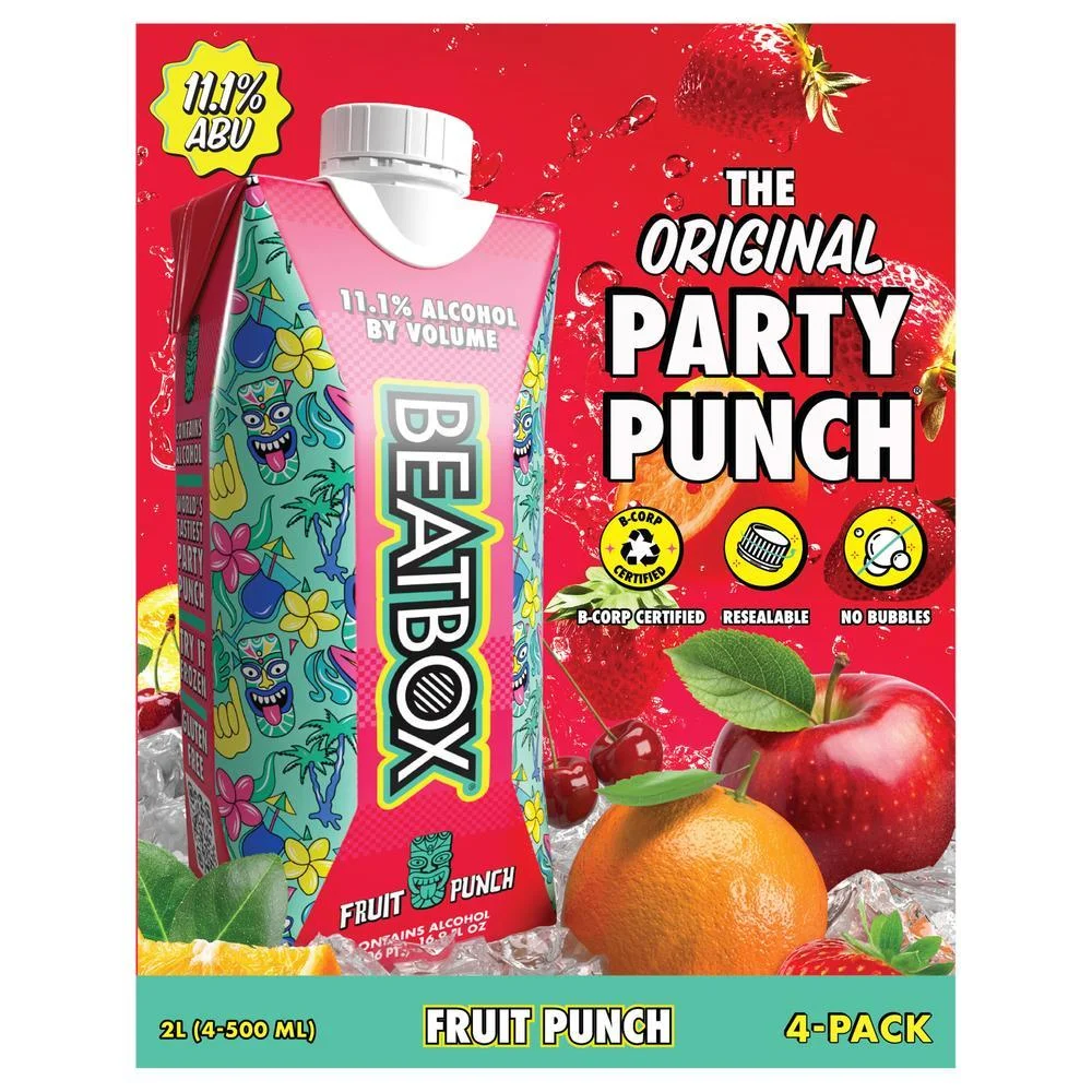 BEATBOX FRUIT PUNCH 6/4/500ML BOX
