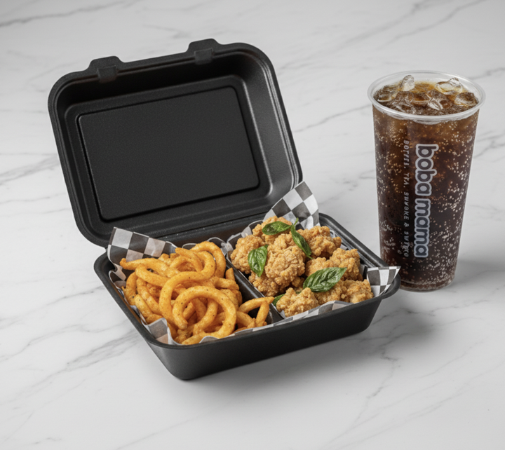 Popcorn Chicken + Fries + Soda Combo