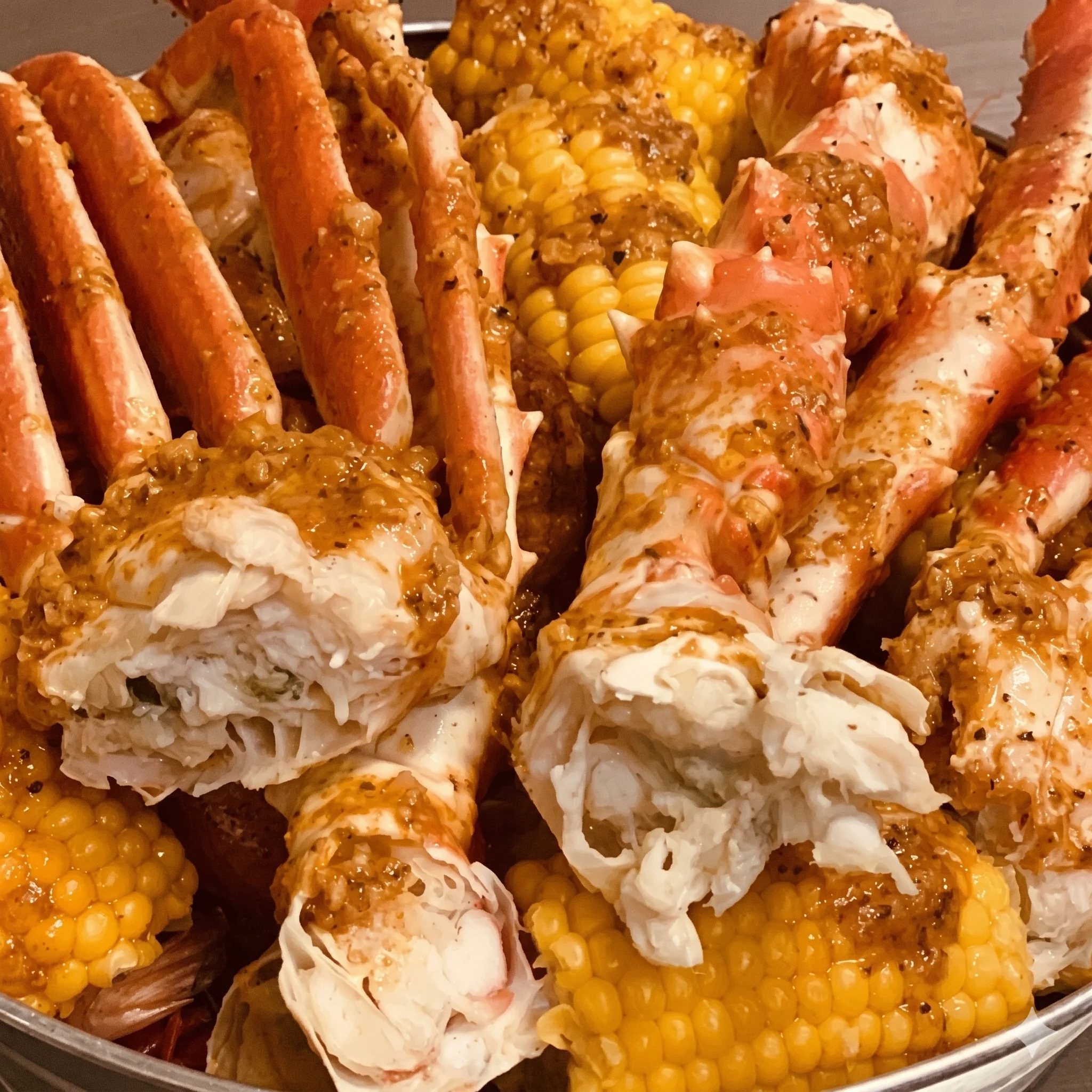 A beautifully arranged plate of gourmet food with vibrant colors.