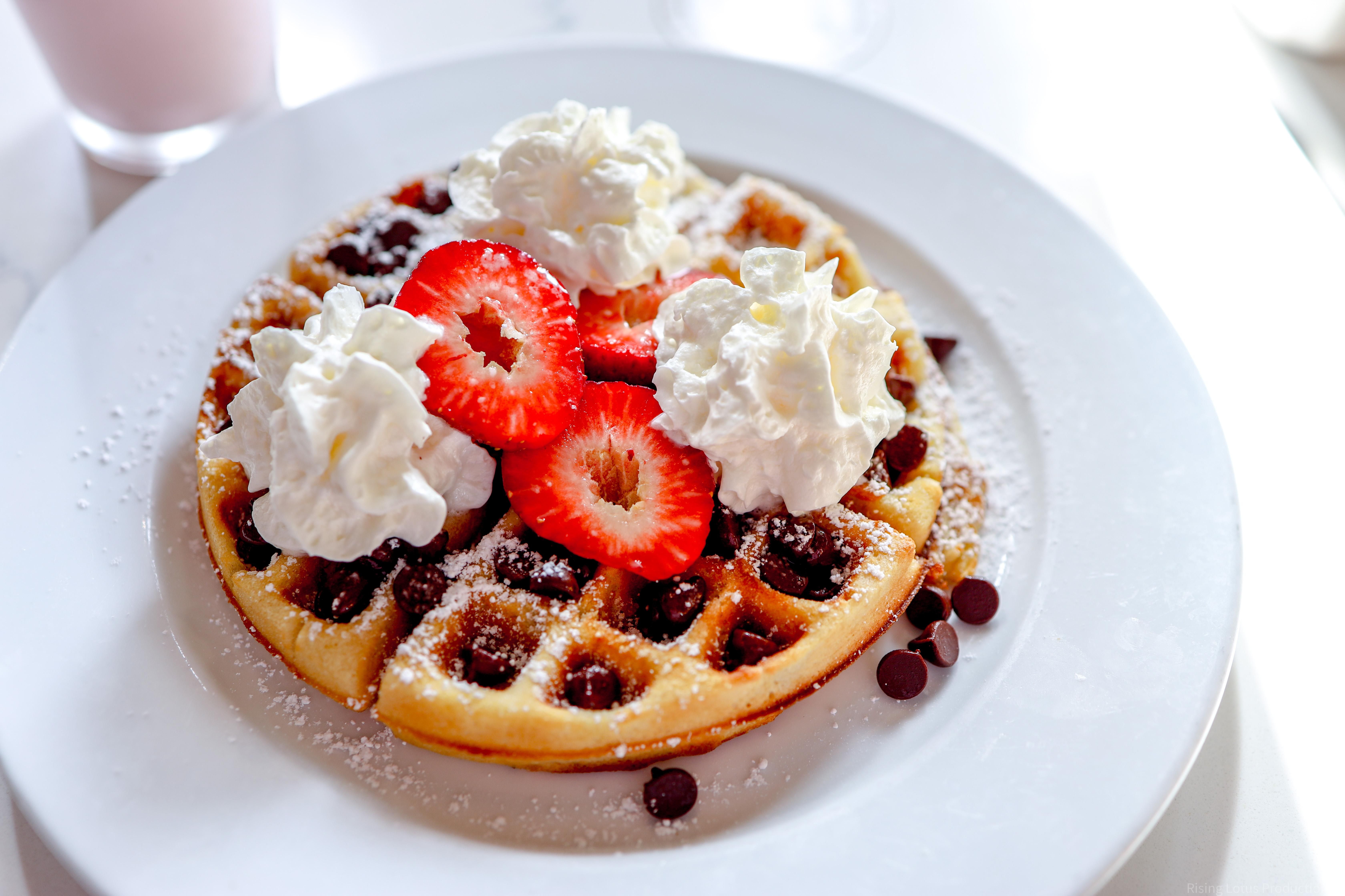 CHOCOLATE WAFFLE at Little Duck Diner