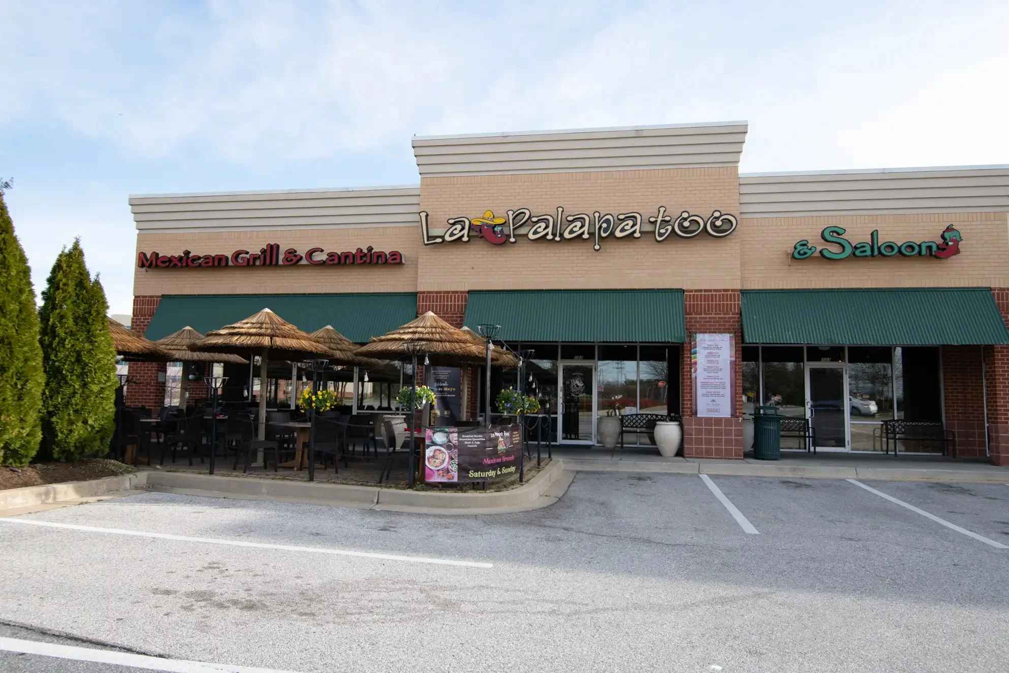 Exterior view of La Palapa Too Mexican Grill & Cantina