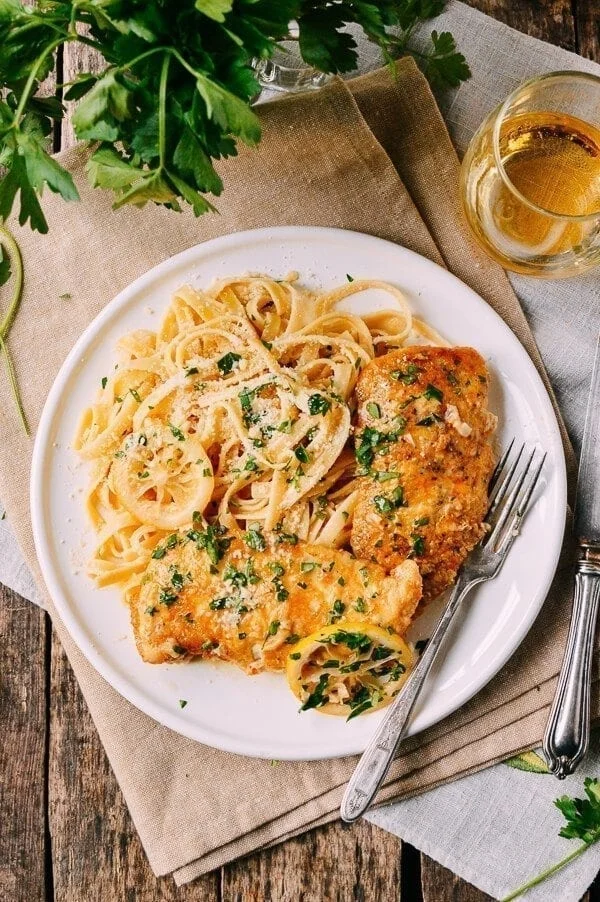 Chicken Francaise Pasta