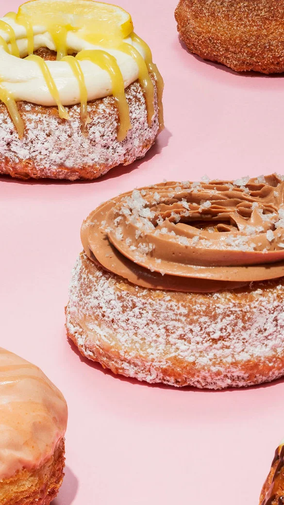 Artisan gourmet donuts assortment
