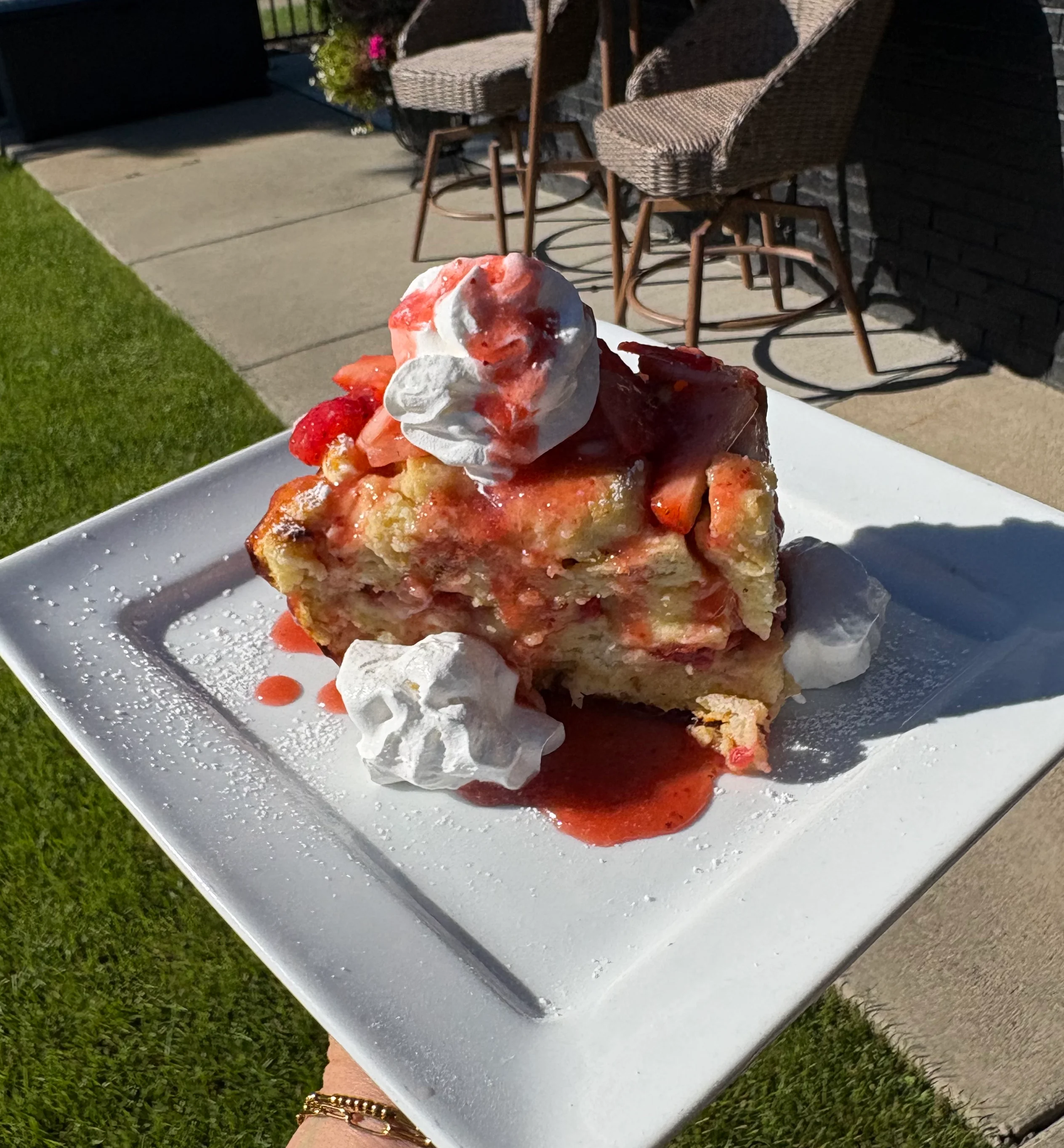 Strawberry Lemon Casserole
