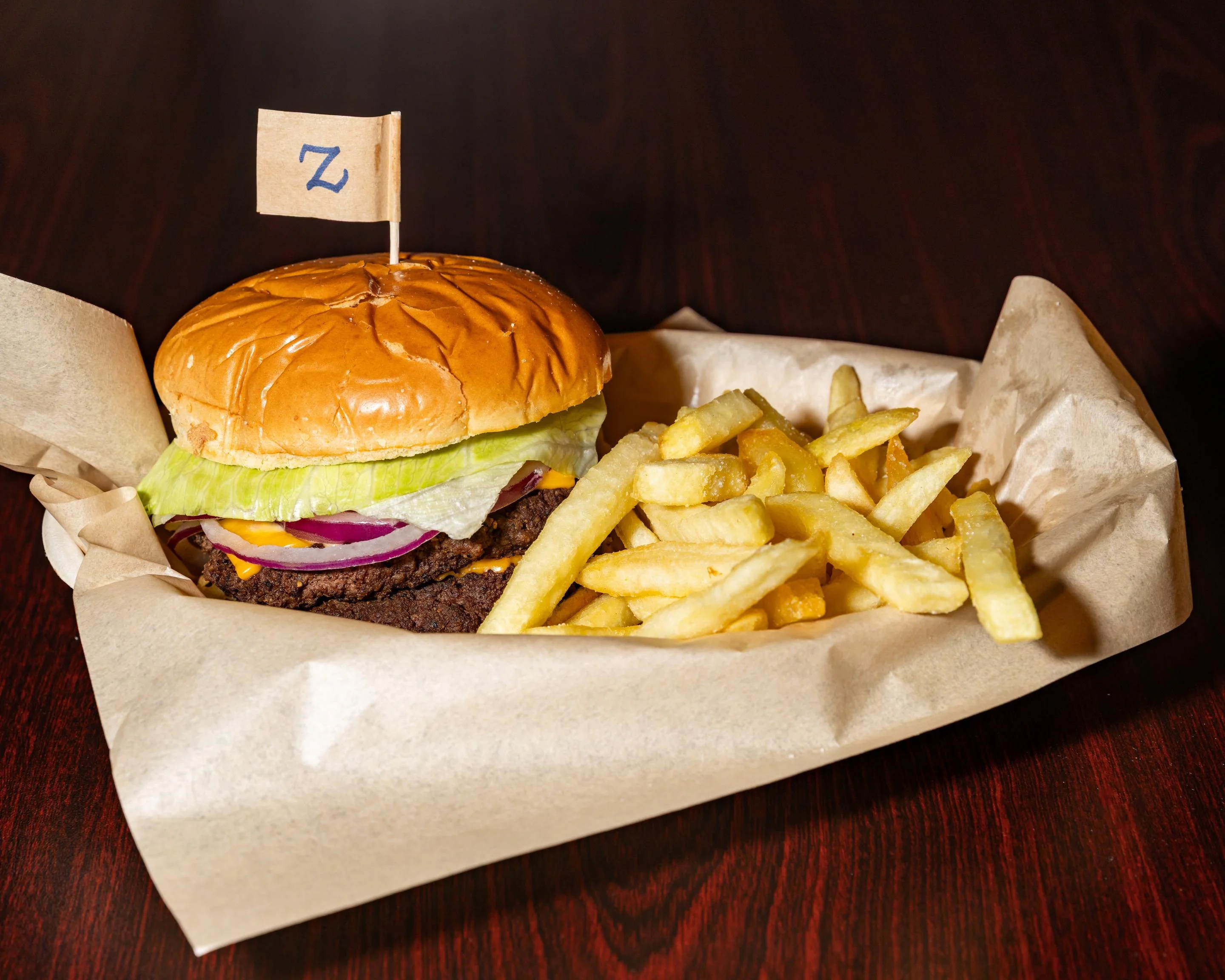 #13 - Smash Burger Single w/Fries