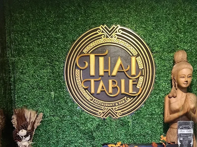 Welcoming Thai restaurant interior with decorative elements