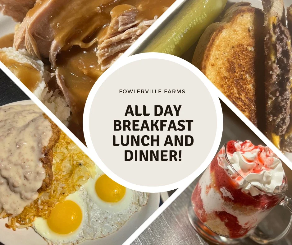 Classic American breakfast platter with eggs and biscuits