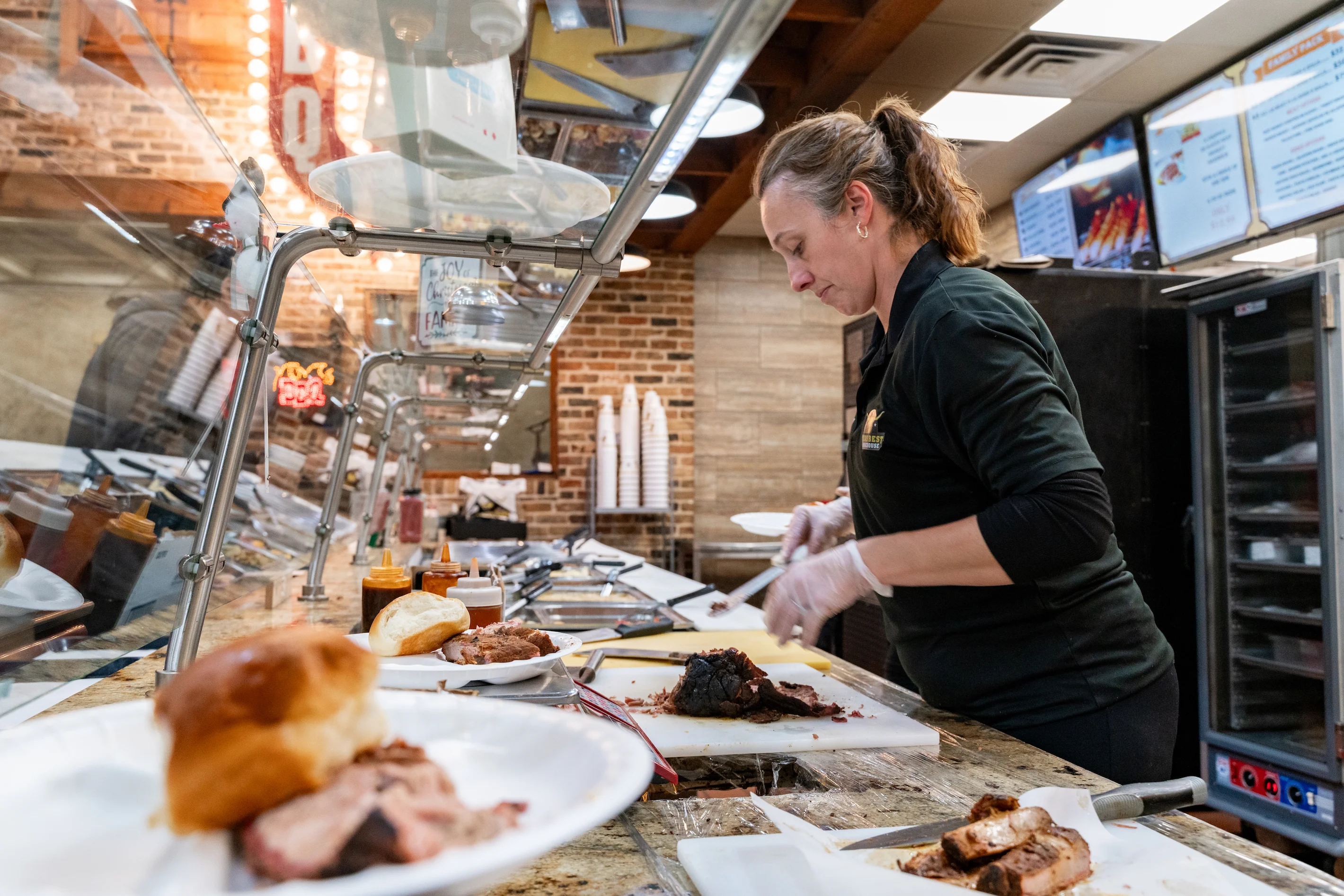 Texas Best Ordering at the counter