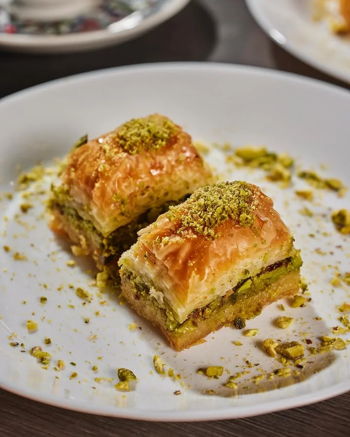 Delicious Turkish baklava from Sufrat Grill.
