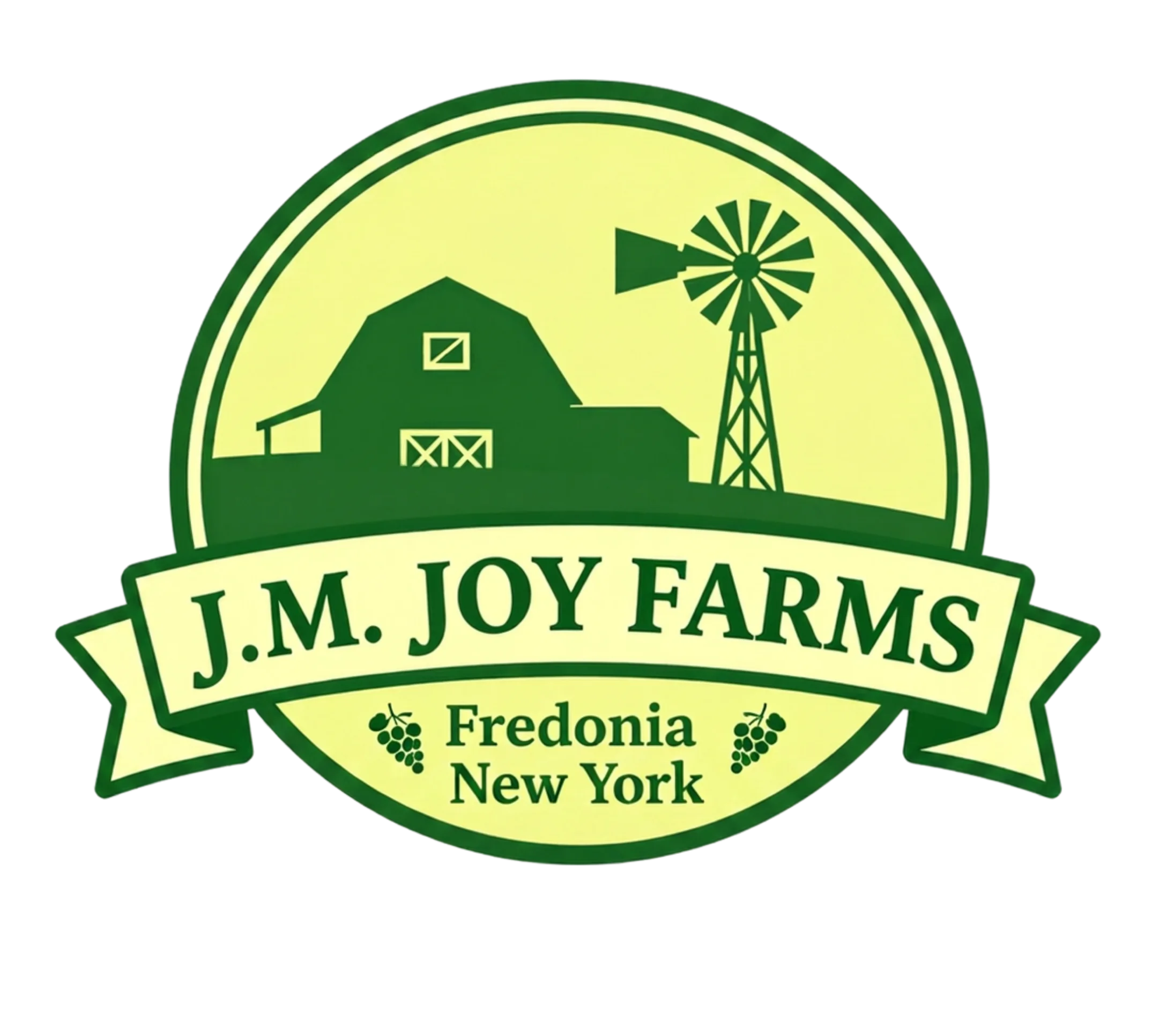 Logo of J.M. Joy Farms in Fredonia, New York