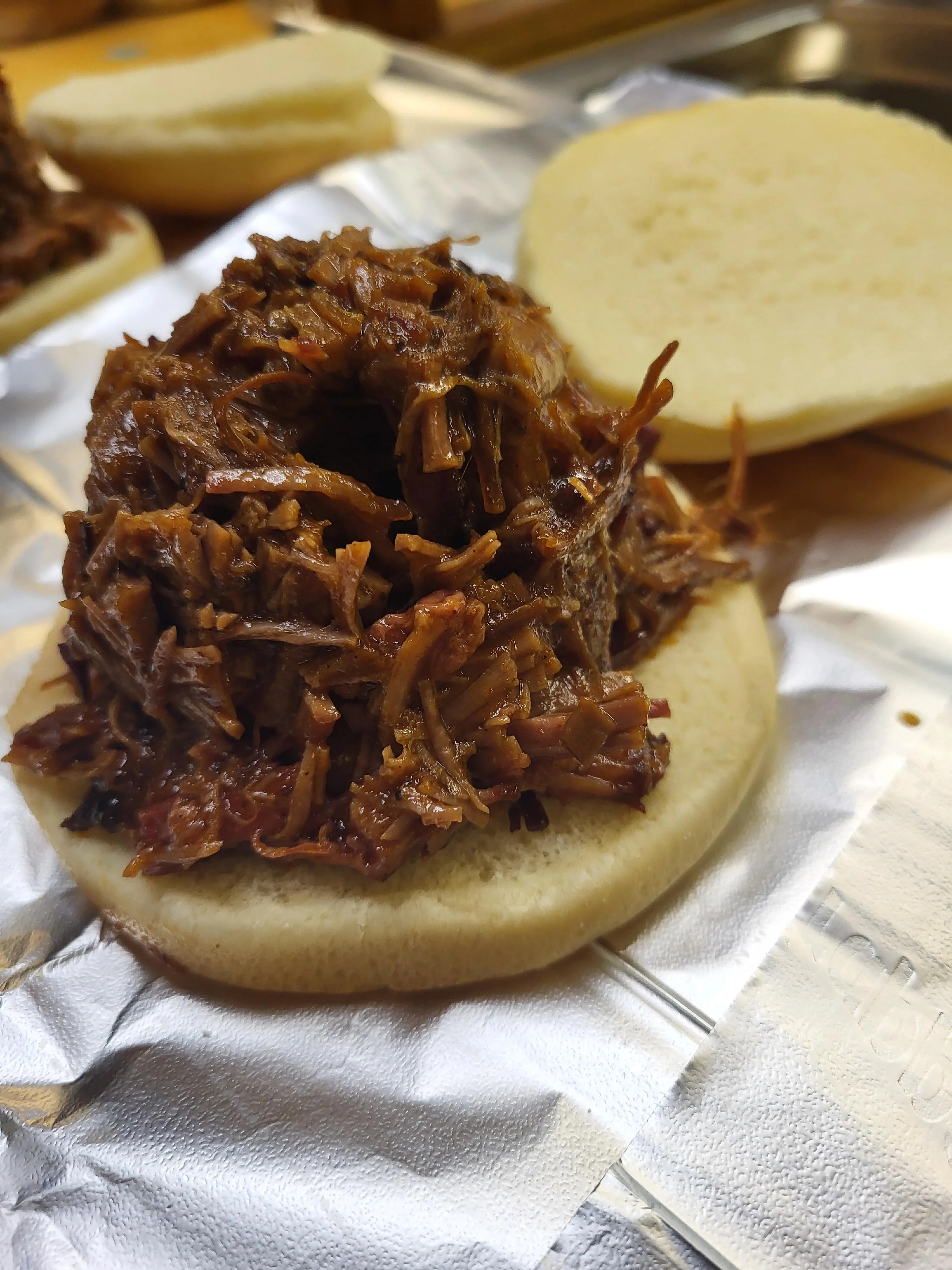 Chopped Brisket Sandwich