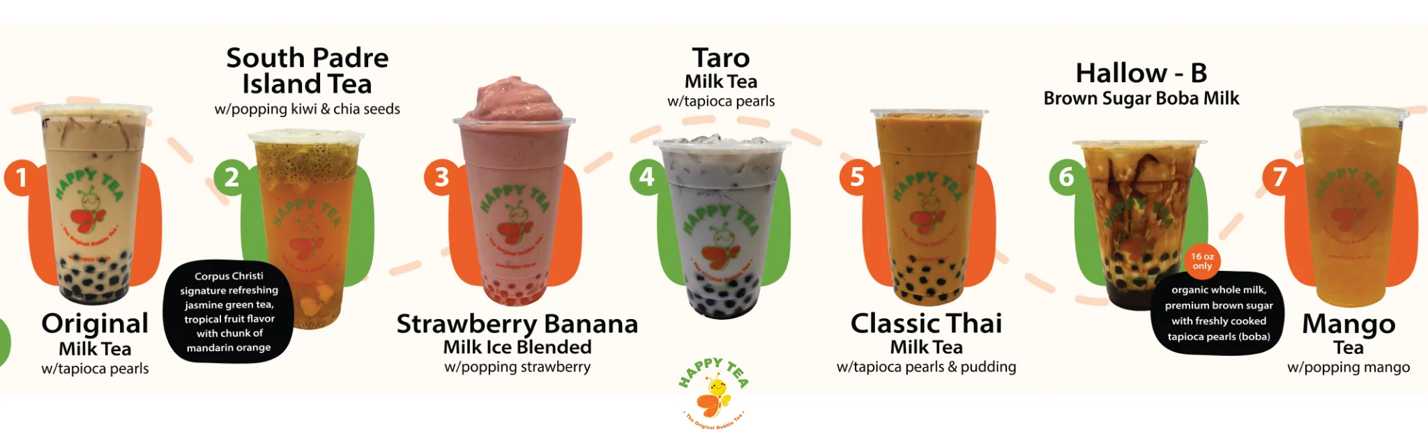 Happy Tea - Monster Durian Shake w/ tapioca pearls