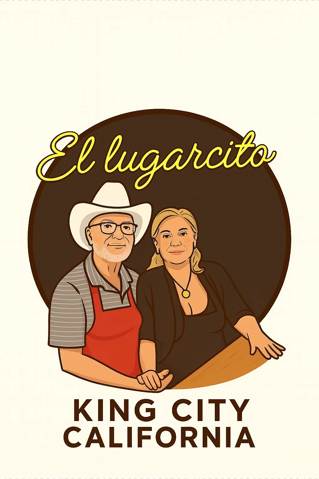 Illustration of El Lugarcito restaurant in King City, California