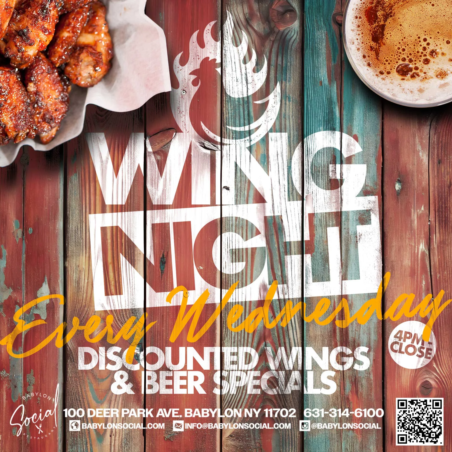 Babylon Social Wing Night