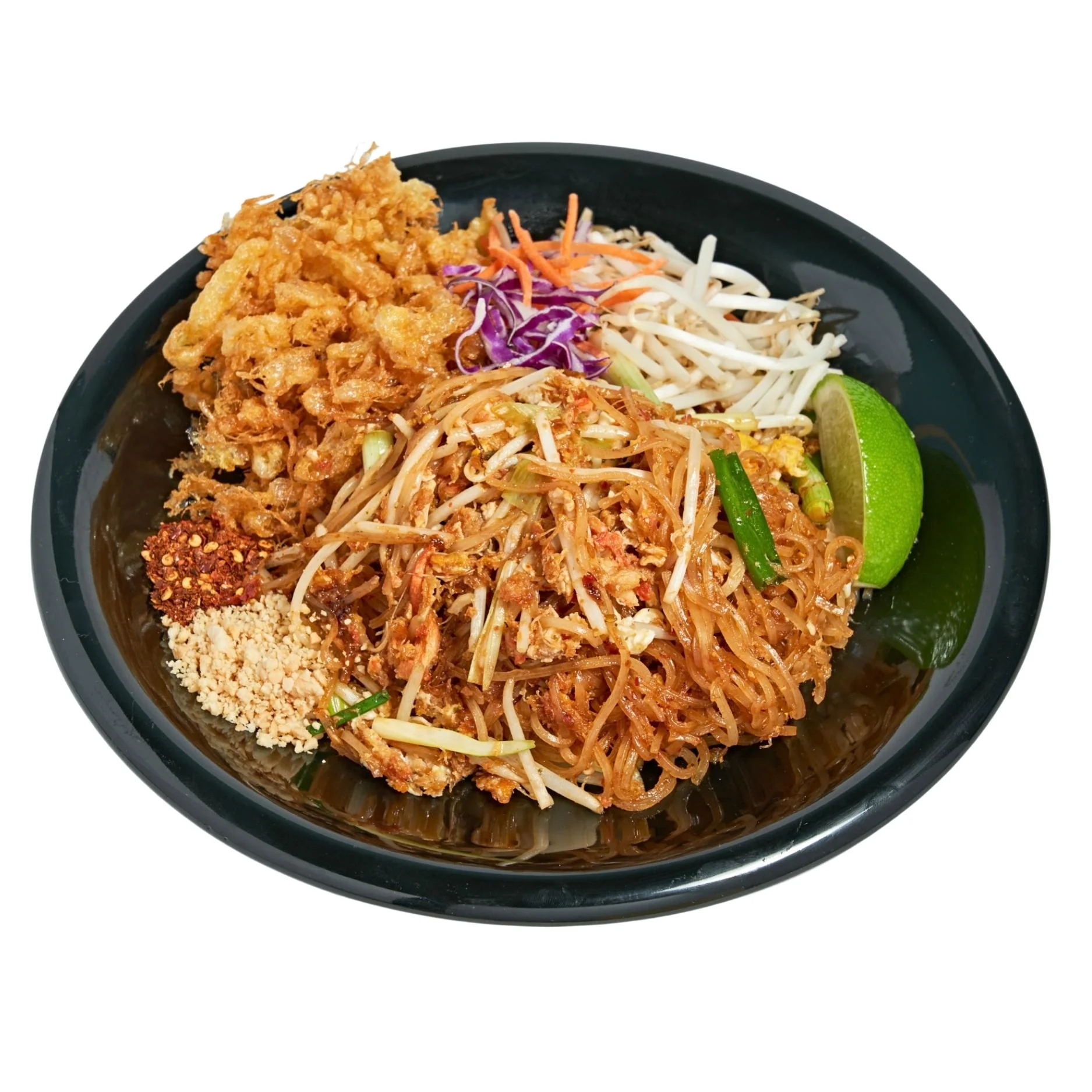 C1. Stir Fried Rice Noodle with Crab Meat (เส้นจันทร์ผัดปู)